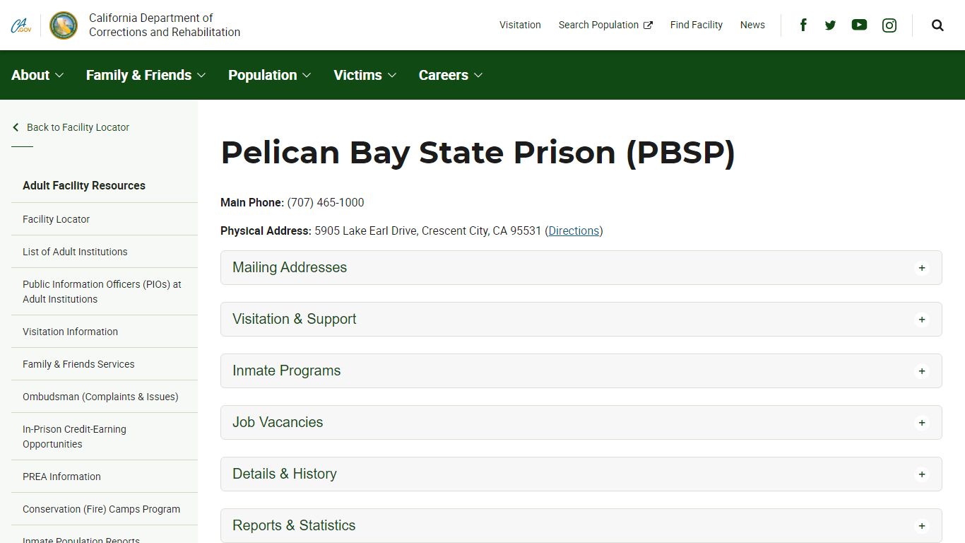 Pelican Bay State Prison (PBSP) - CDCR